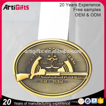 Troféus medalha de esporte promocional de metal para toxofilia